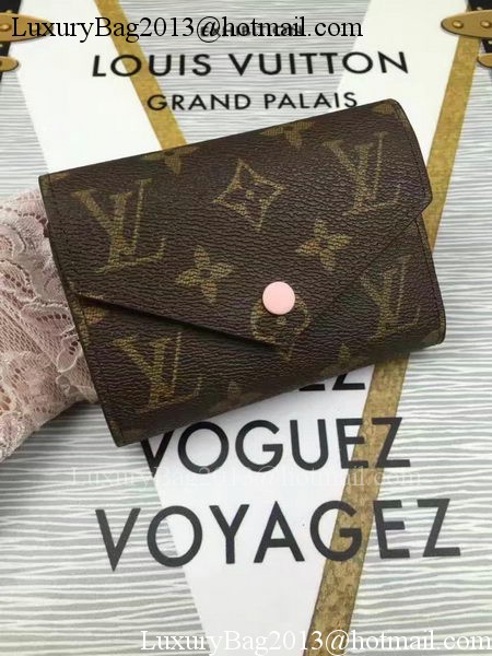 Louis Vuitton Monogram Canvas Victorine Wallet M62360 Pink