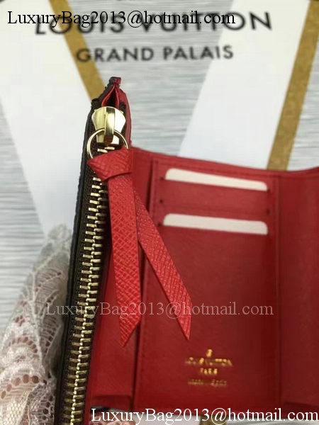 Louis Vuitton Monogram Canvas Victorine Wallet M62360 Red