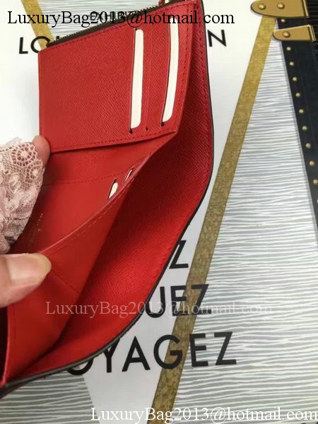 Louis Vuitton Monogram Canvas Victorine Wallet M62360 Red