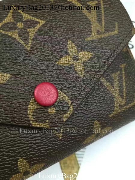 Louis Vuitton Monogram Canvas Victorine Wallet M62360 Wine