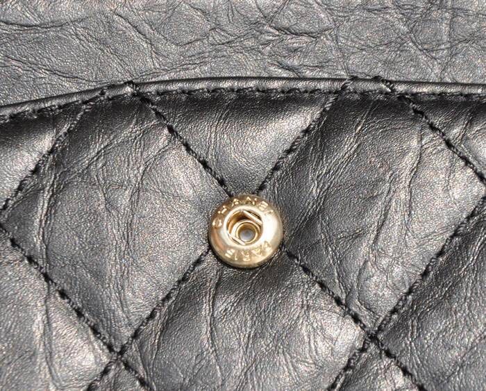 Chanel Sheepskin Leather Flap Bag 17222 Black