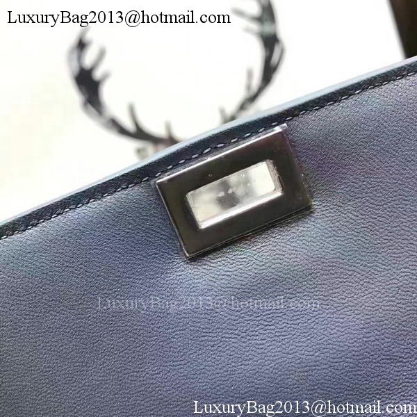 Celine Classic Box Flap Bag Smooth Leather C20447 SkyBlue