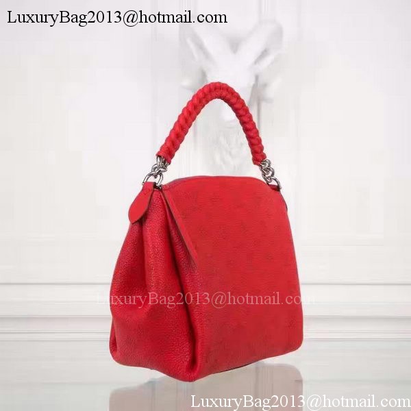 Louis Vuitton Mahina Leather BABYLONE CHAIN BB Bag M51223 Red