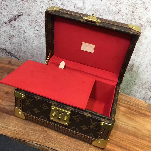 Louis Vuitton Monogram Canvas Treasure Box 40666 Red