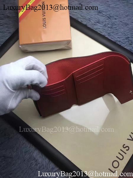 Louis Vuitton Victorine Wallet Monogram Canvas M62360 Red