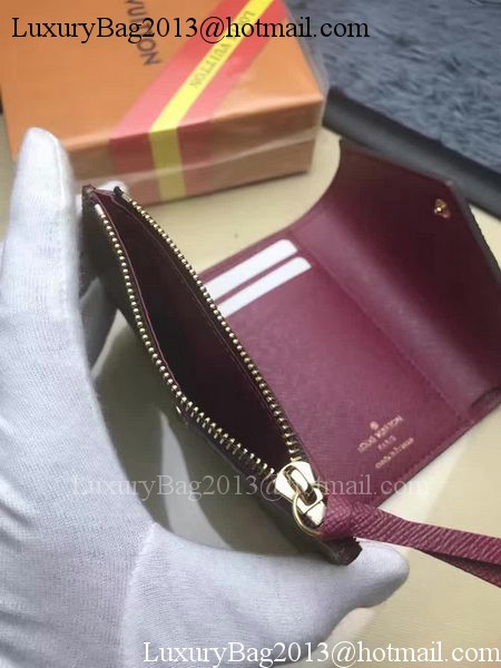 Louis Vuitton Victorine Wallet Monogram Canvas M62360 Wine