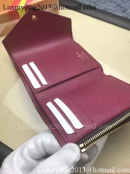 Louis Vuitton Victorine Wallet Monogram Canvas M62360 Wine