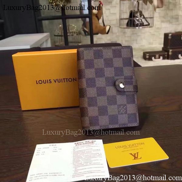 Louis Vuitton Damier Ebene Canvas DESK AGENDA NOTES REFILL N20006