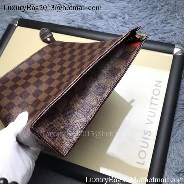 Louis Vuitton Damier Ebene Canvas TOILETRY POUCH 26 N47542