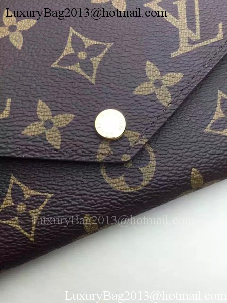 Louis Vuitton Monogram Canvas JEANNE WALLET M62155 Orange