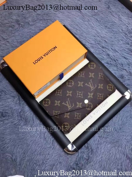 Louis Vuitton Monogram Canvas JEANNE WALLET M62155 Red