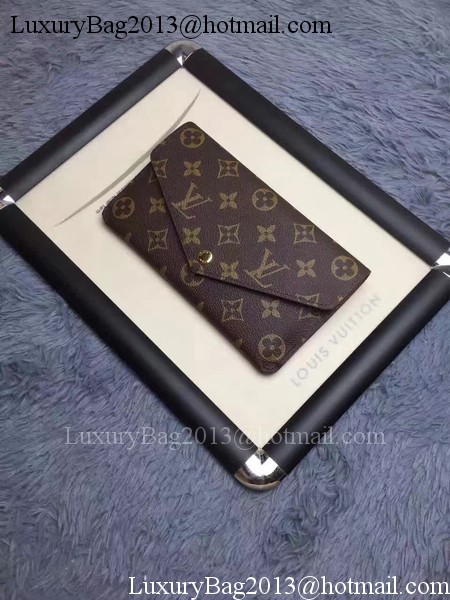 Louis Vuitton Monogram Canvas JEANNE WALLET M62155 Red