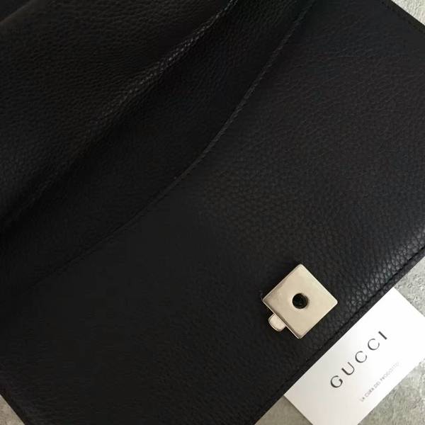 Gucci Dionysus Lichee Pattern Medium Shoulder Bag 400249 Black