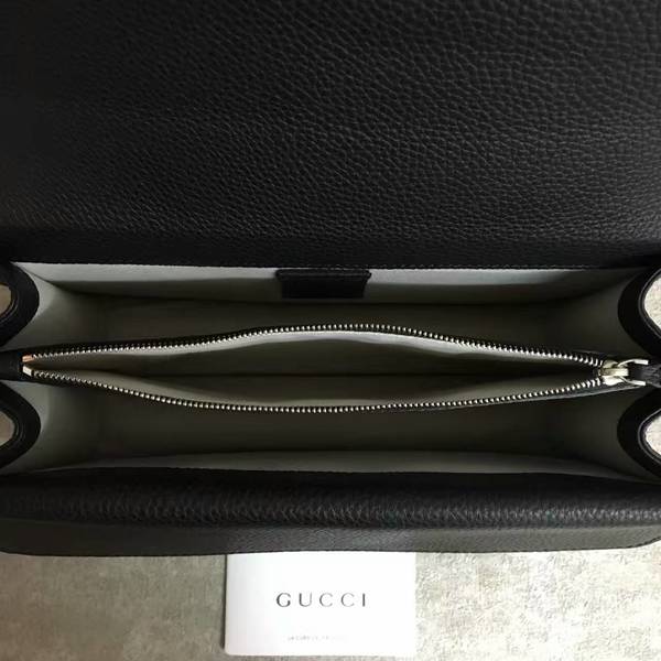 Gucci Dionysus Lichee Pattern Medium Shoulder Bag 400249 Black