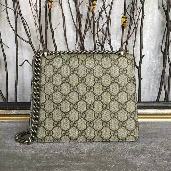 Gucci Mini Dionysus GG Canvas Shoulder Bag 421970 Black