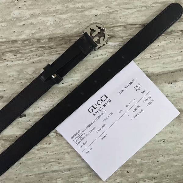 Gucci Original Calf Leather 2.5CM Belt 68883C