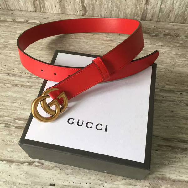 Gucci Original Calf Leather 3.5CM Belt 68884A