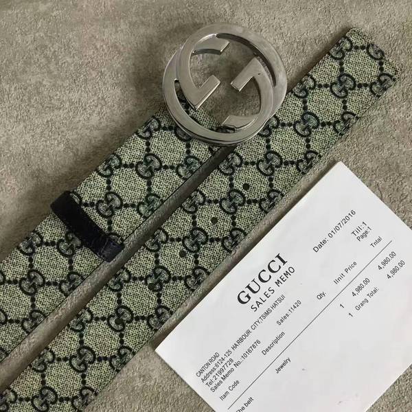 Gucci Original Calf Leather 4.0CM Belt 68885D