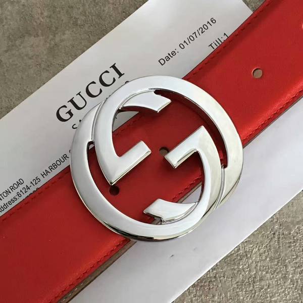 Gucci Original Calf Leather 3.5CM Belt 68884E