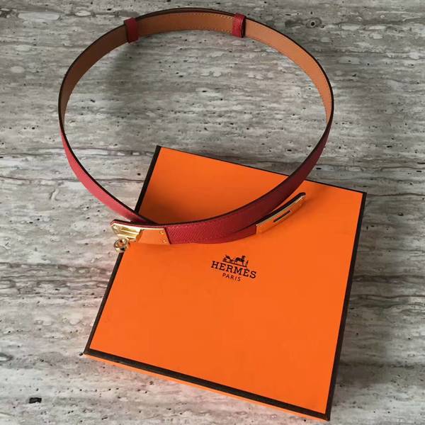 HERMES 1.7cm Original Leather Female Belt 17414b