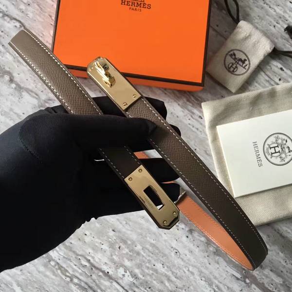 HERMES 1.7cm Original Leather Female Belt 17414c