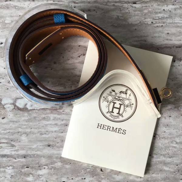 HERMES 1.7cm Original Leather Female Belt 17414e