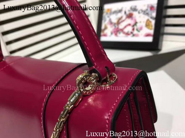 BVLGARI Serpenti Forever Bag Patent Leather BG2280 Purple