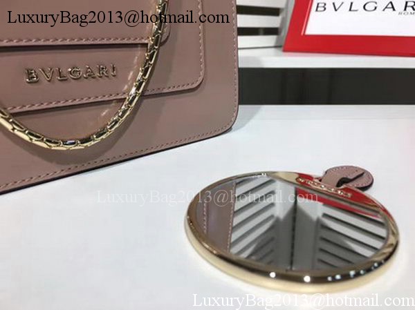 BVLGARI mini Shoulder Bag Calfskin Leather BG2283 Pink