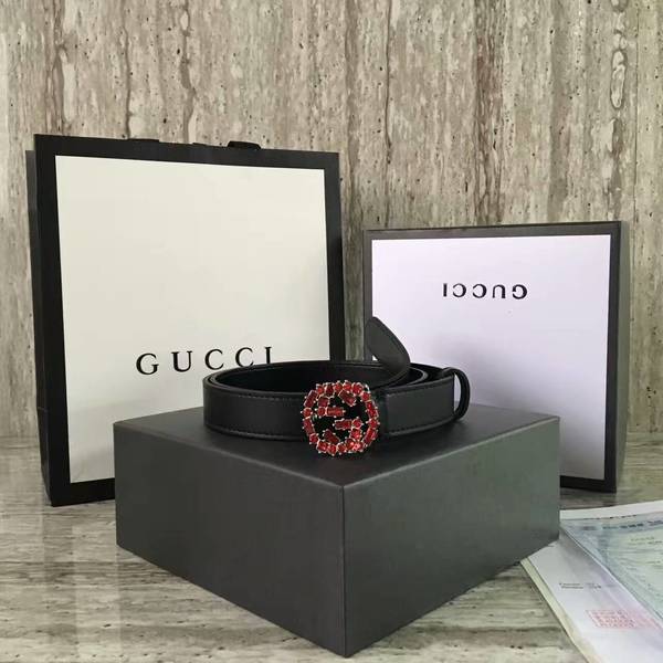 Gucci 2.5cm Original Leather Belt 17418B