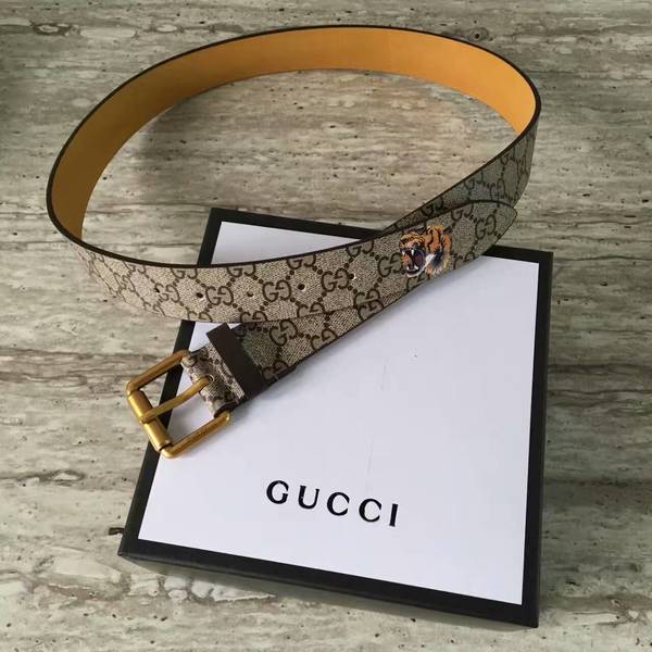 Gucci 4.0cm Original Suede Leather Belt 17418E