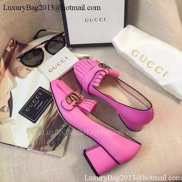 Gucci Casual Shoes Leather GG1127 Rose