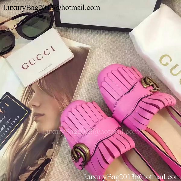 Gucci Casual Shoes Leather GG1127 Rose