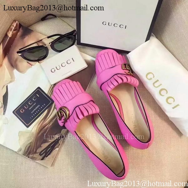 Gucci Casual Shoes Leather GG1127 Rose