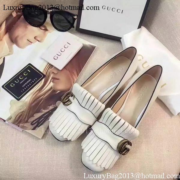 Gucci Casual Shoes Leather GG1127 White