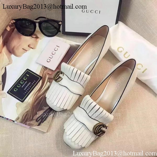 Gucci Casual Shoes Leather GG1127 White