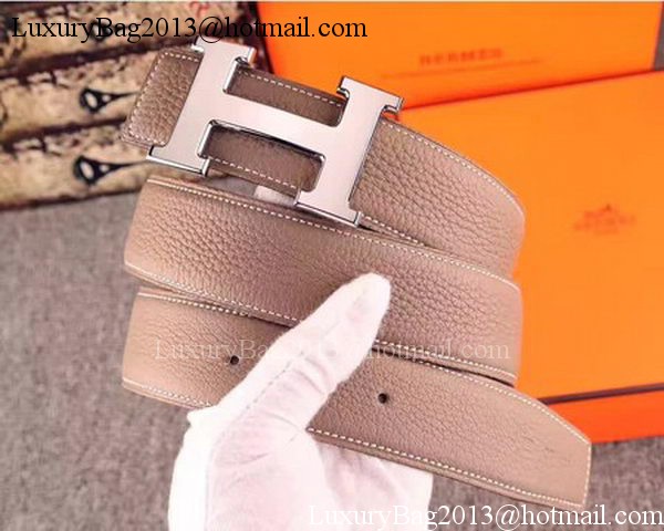 Hermes 40mm Belt H170417 Grey