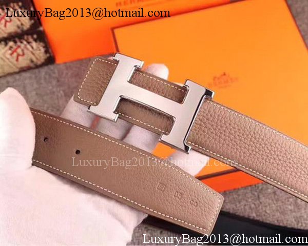 Hermes 40mm Belt H170417 Grey