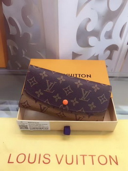 Louis Vuitton Monogram Canvas Emilie Wallet M60136 Orange