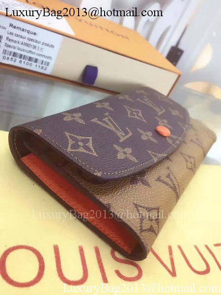 Louis Vuitton Monogram Canvas Emilie Wallet M60136 Orange