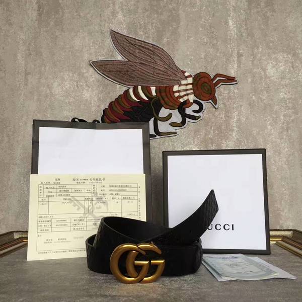 Gucci Original Calf Leather 4.0CM Belt 17419B