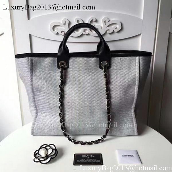 Chanel Large Canvas Tote Shopping Bag CHA1679 Grey