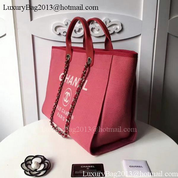 Chanel Large Canvas Tote Shopping Bag CHA1679 Red