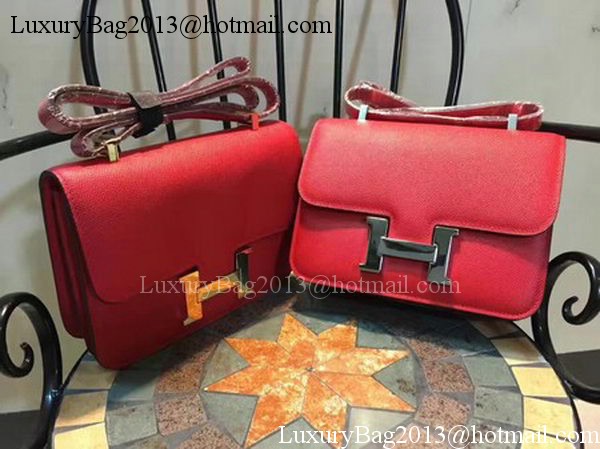 Hermes Constance Bag Calfskin Leather H9978 Red