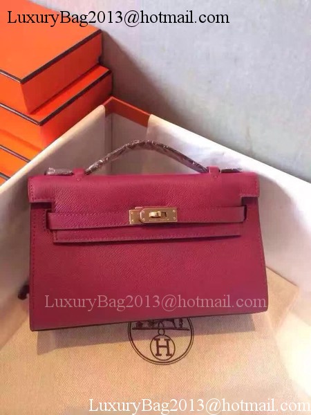 Hermes Kelly 22cm Tote Bag Original Leather KL22 Rose