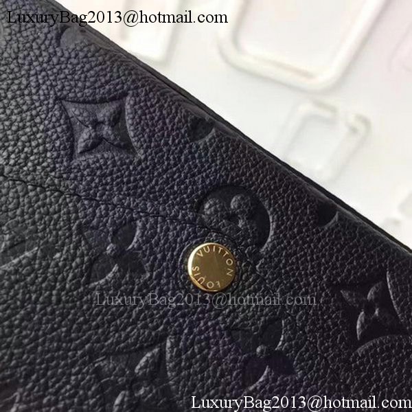 Louis Vuitton Monogram Empreinte POCHETTE FELICIE M64065 Black