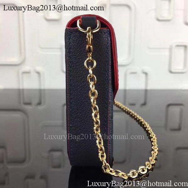 Louis Vuitton Monogram Empreinte POCHETTE FELICIE M64065 Royal