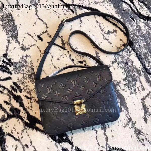 Louis Vuitton Monogram Empreinte POCHETTE METIS M41488 Black