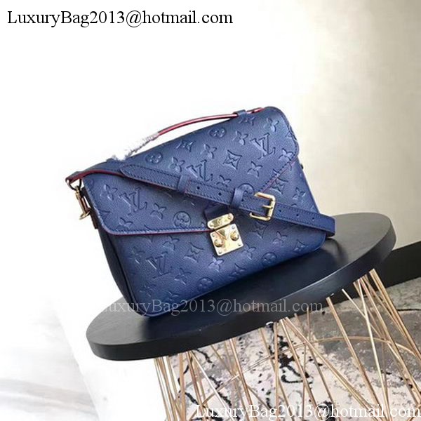 Louis Vuitton Monogram Empreinte POCHETTE METIS M41488 Blue