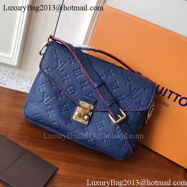 Louis Vuitton Monogram Empreinte POCHETTE METIS M41488 Blue