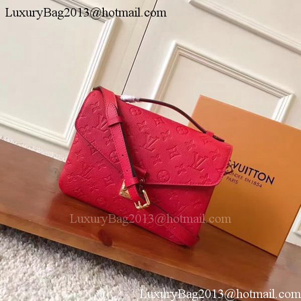 Louis Vuitton Monogram Empreinte POCHETTE METIS M41488 Red